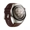 Išmanusis laikrodis HUAWEI WATCH 5 Classic 46 mm, 1,38 colio AMOLED 466×466, jutiklinis ekranas, GPS, sidabrinis korpusas, ruda juosta