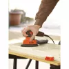 Portable sander Juoda & Decker KA2500K-QS, 120 W, 2 mm orbit, 135×95 mm sheet, 230 V, 2 m kabelis