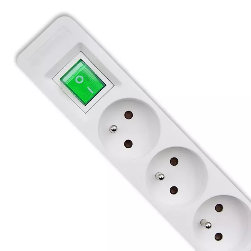 Power Extension Qoltec 50288 1.8m 4 AC Outlets Indoor White