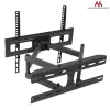TV sieninis laikiklis MACLEAN MC-760 32–55 colių televizoriams, plieninis, VESA iki 400x400, 30 kg, juodas, 9,6–44,8 cm