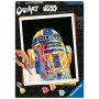 Tapybos rinkinys Ravensburger CreArt Star Wars R2‑D2 – tapybos pagal skaičius rinkinys