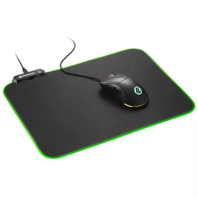 1337 RGB V2 Gaming Mat 360, Gaming Mouse Pad juoda