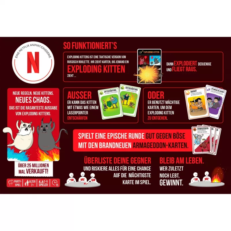 Exploding Kittens - Good vs. Evil, Kortų žaidimas