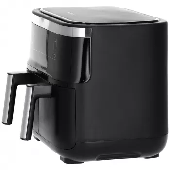 Karšto oro gruzdintuvė Severin FR 2453 Double 3,25 L 2850 W juoda sidabrinė