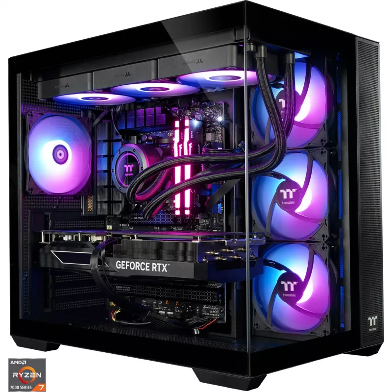 Thermaltake FTW RTX 5070 Ti Juoda/transparent Windows 11 Home 64-Bit (PC-000087-DE)