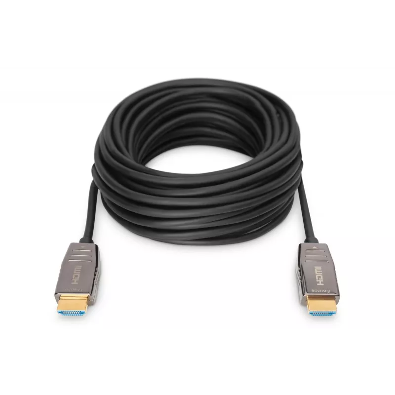 HDMI AOC hibridinis šviesolaidinis kabelis Digitus AK-330126-300-S