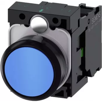 Siemens 3SU1100-0AB50-1BA0 tinklo įrenginys, mėlynas