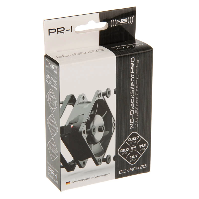 Ventiliatorius Noiseblocker JuodaSilent Pro PR-1
