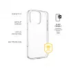 Nugarėlės dangtelis FIXED AntiUV, skirtas Apple iPhone 16 Pro Max, TPU skaidrus