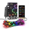 Twinkly Dots 60 RGB USB išmanieji žibintai, 3 m, juodi