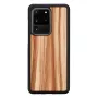 man and wood telefono dėklas Samsung Galaxy S20 Ultra — cappuccino Juoda