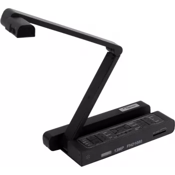 Optoma DC455 – skaitmeninė dokumentų kamera – spalvota – 13 000 000 pikselių – 1920 x 1080 – 1080p – garsas – VGA, HDMI – USB 2.0 – DC 5 V (DC455)