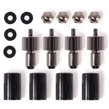 Montavimo rinkinys Alphacool 15725 juodas, nerūdijantis plienas, 25 mm, 10 g