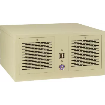 Mini serverio korpusas INTER-TECH IPC S34N su 2x USB 2.0 ir 2x 80mm ventiliatoriais