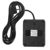 Kištukinis lizdas MACLEAN MCE388 B — 2 kintamosios srovės lizdai, 3×USB A, 110–120V 50/60Hz, 2500W, 3 m laidas, juodas