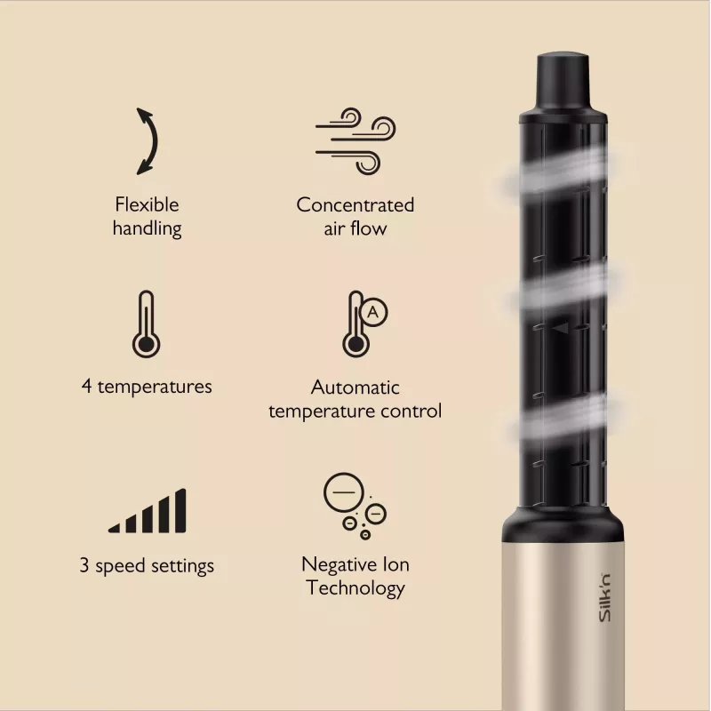 Silkn SilkyAir Flex plaukų džiovintuvas (SIF5PE1001)