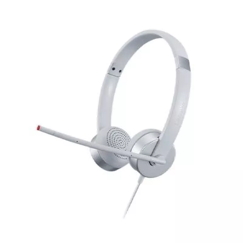Lenovo 100 Stereo Analogue Headset Office/Call center Sidabrinė