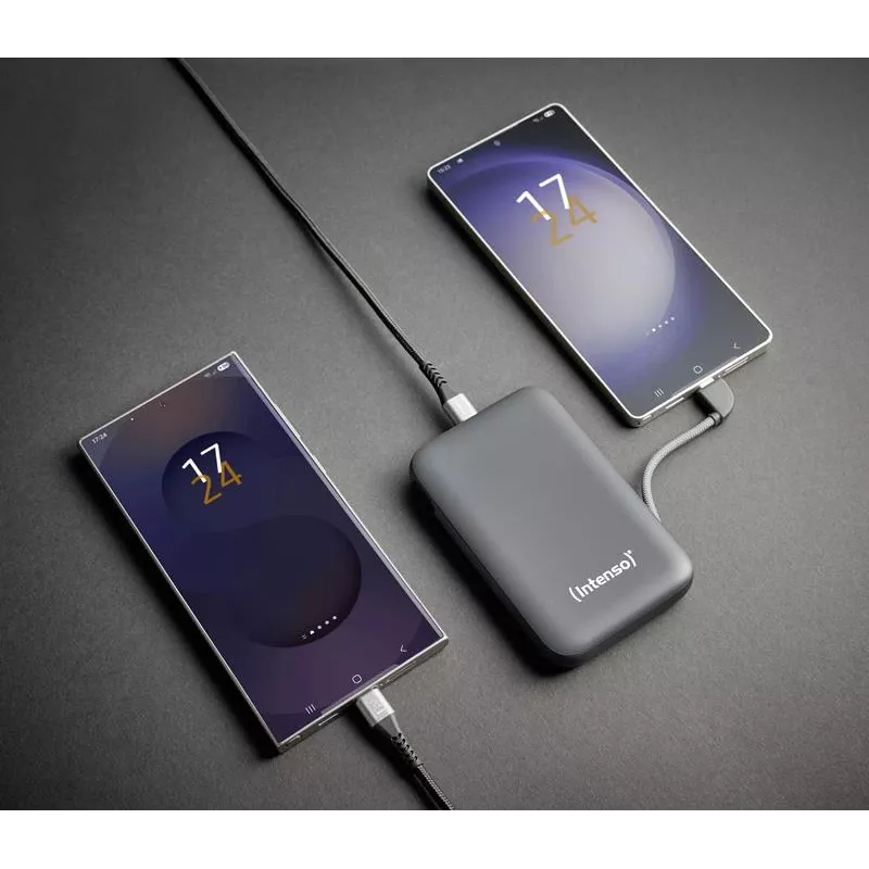 Išorinė baterija USB 10000MAH/PILKA S10000 7333034 Intenso