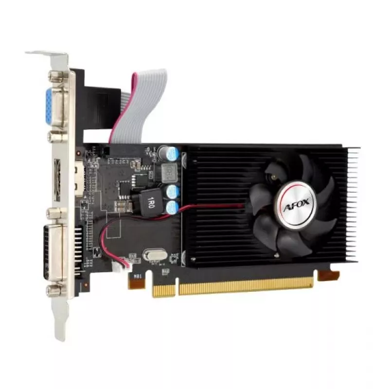 Vaizdo plokštė AFOX Geforce GT210 1GB DDR3, žemo profilio, PCIe x16