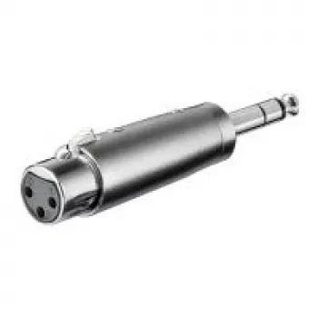 Wentronic Goobay XLR adapteris - XLR lizdas (3 kontaktų) > 6,35 mm lizdas (4 kontaktų, stereo) (27514)