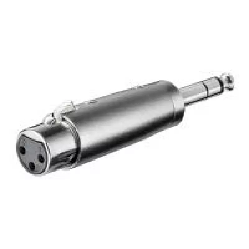 Wentronic Goobay XLR adapteris - XLR lizdas (3 kontaktų) > 6,35 mm lizdas (4 kontaktų, stereo) (27514)