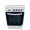 Dujinė viryklė MPM MPM-54-KGF-21, 4 degiklių kaitlentė, 60 cm, dujinė, balta, energijos klasė A
