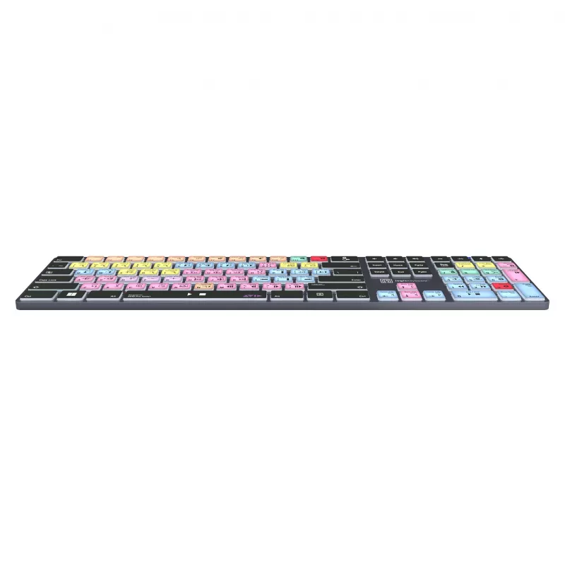 Mechaninio stiliaus pilno dydžio klaviatūra LogicKeyboard LKB-PT-TPC, USB + Bluetooth, QWERTZ vokiečių, juoda