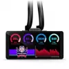 Phanteks Glacier One 360M25 LCD AiO-Skysčio Aušinimas, 6 colių Ekranas - 360 mm, juodas