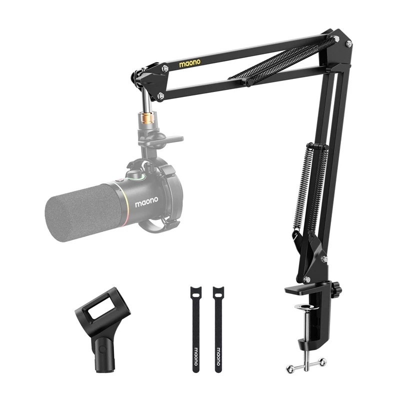 Boom mikrofonas stovas MAONO B01 (BA20) — stalo tvirtinimo pagrindas, juodas, maks. stalo storis 4.5 cm