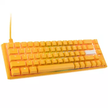 Ducky One 3 Geltona SF klaviatūra, skirta žaidimams, USB, QWERTY, JAV anglų k.
