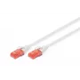 Tinklo kabelis Digitus CAT 6 U/UTP jungiamasis laidas RJ-45 Cat6 3m baltas