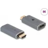 DeLOCK 64324 HDMI EDID emuliatorius 8K, antracitinis