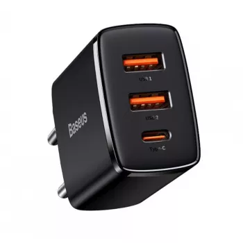 Baseus 30W USB įkroviklis QC PD3.0 Type C PD greitasis įkrovimas greitasis telefono įkroviklis, skirtas iPhone 17 16 15 14 13 12 Pro Max Xiaomi Samsung