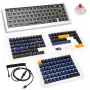 Ducky Outlaw 65 klaviatūra Universali USB JAV anglų kalba Sidabrinė