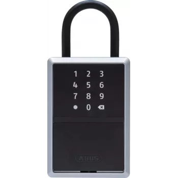 Raktų dėžutė ABUS 797 plieninė juoda sidabrinė kodinė spyna 82,5x63x179mm