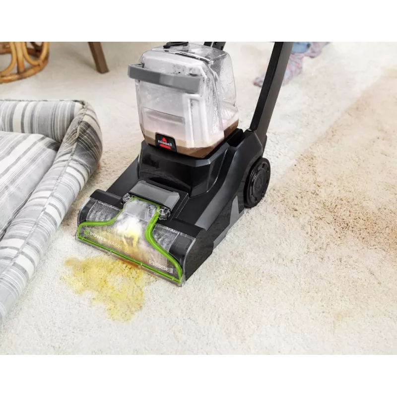 Bissell | PowerWash Pet, vertikalus kilimų ir apmušalų valiklis | 3878N | Laidinis valdymas | Rankinis prietaisas | Plovimo funkcija | 600 W | Juoda / Laimo žalia | Garantija 24 mėn.