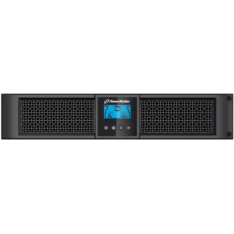 PowerWalker VI 1500RT LCD nepertraukiamo maitinimo šaltinis (UPS) 1,5 kVA 1350 W 8 AC lizdai
