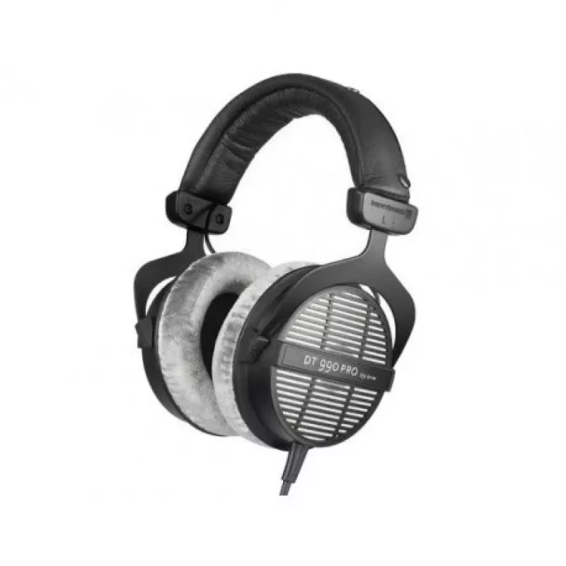 Studijinės ausinės Beyerdynamic DT 990 PRO 250 Ω — uždaro tipo, aplinkausinės, laidinės, 3 m kabelis, 96 dB, 5–35 kHz