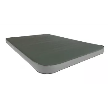 Dvigubas pripučiamas čiužinys Outwell 400146 — 1350×2030×100 mm, poliesteris, žalia/pilka