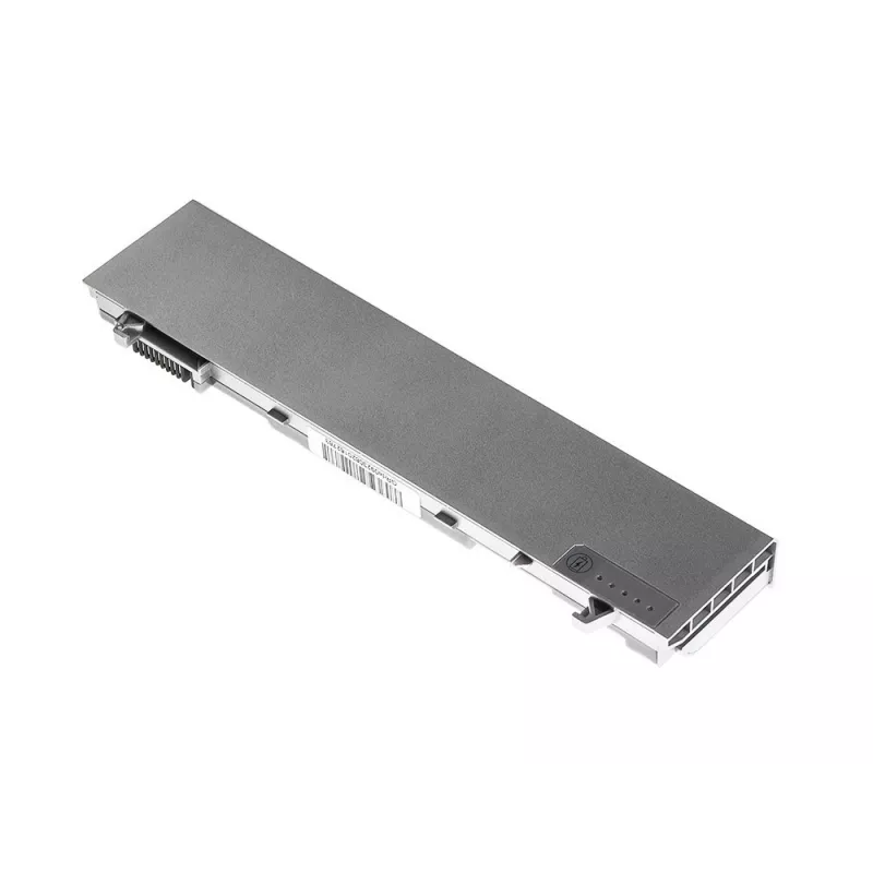 Nešiojamojo kompiuterio baterija Green Cell DE09, skirta DELL Latitude E6400 E6410 E6500, Li-Ion 4400 mAh, 11,1 V, 6 elementai, sidabrinė