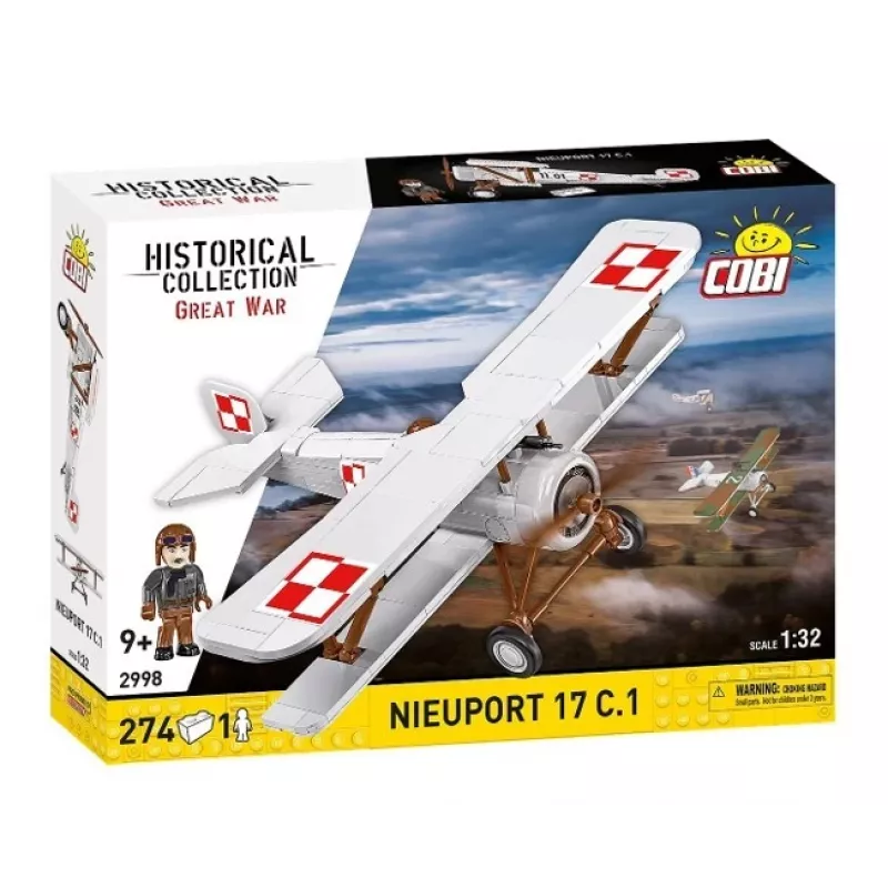 Cobi plytelių rinkinys Nieuport 17 C.1 274 vnt. modelio rinkinys