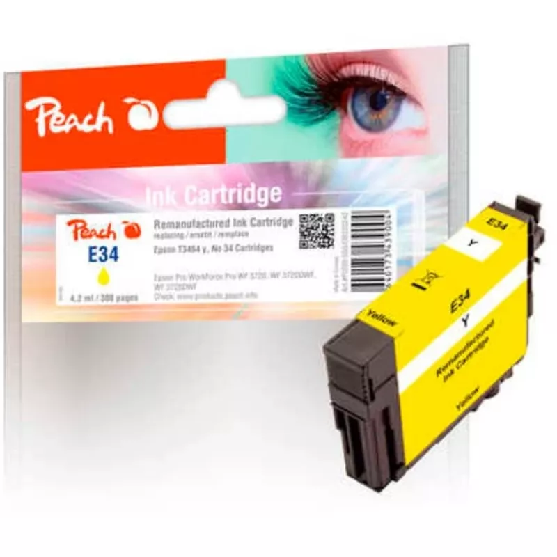 Peach PI200-550 Spausdintuvo Eksploatacinė Medžiaga Geltona