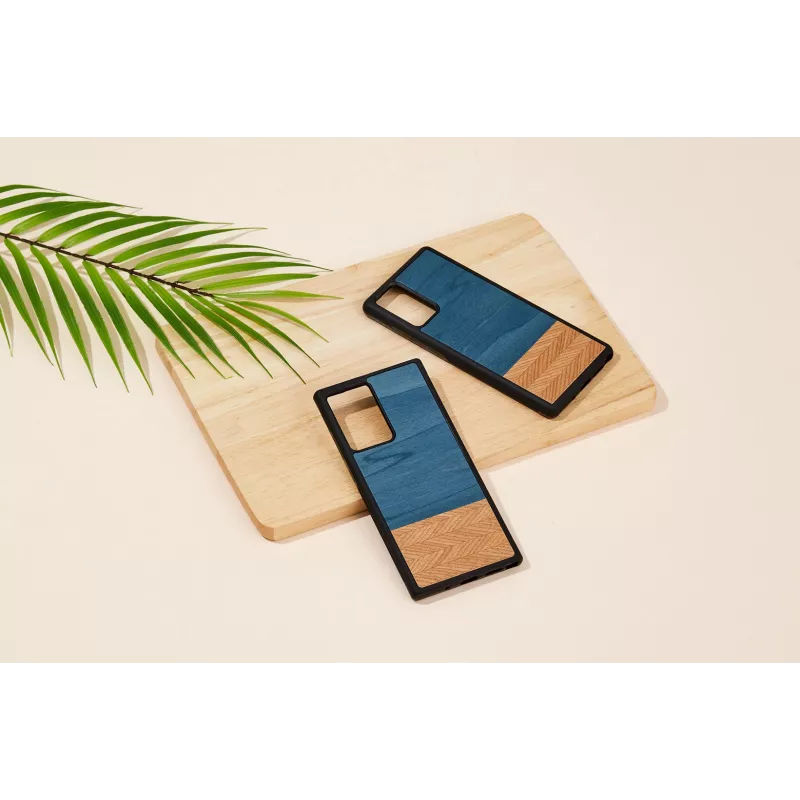 man and wood Galaxy Note 20 džinsinio stiliaus juodas išmaniojo telefono dėklas — apsauginis džinsinio stiliaus dangtelis