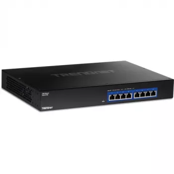 TRENDnet TEG S708 - komutatorius - 8 x 100/1000/2.5G/5G/10GBase-T - Stalinis, montuojamas stelaže