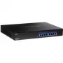TRENDnet TEG S708 - komutatorius - 8 x 100/1000/2.5G/5G/10GBase-T - Stalinis, montuojamas stelaže