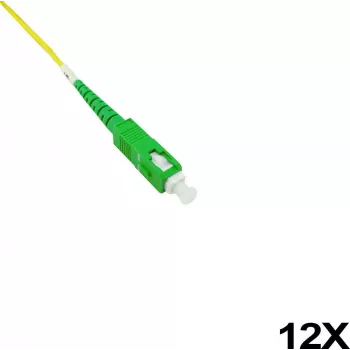 BlueOptics LWL Faserpigtail, Multicolour, 12x, 1 Meter, SC/UPC, G.657.A1 Singlemode