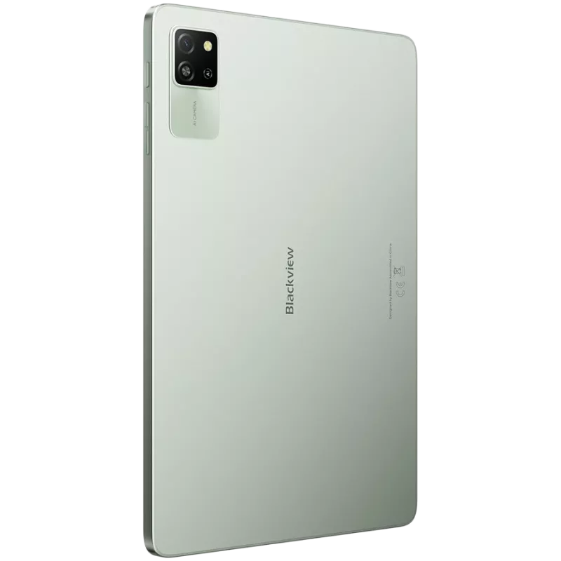 Blackview Tab 60 WiFi 4GB/128GB, 10,1 colio HD IPS 800x1340, aštuonių branduolių 1,8 GHz, 5 MP priekinė / 8 MP galinė kamera, baterija 5100 mAh, USB Type-C, Android 14, žalia