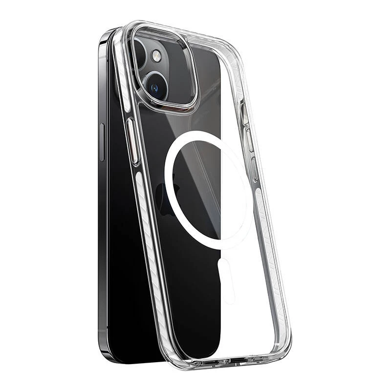 Torras Sparka dėklas iPhone 15, permatomas, modelis Sparka iPhone 15