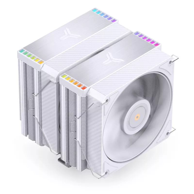 Jonsbo HX6280 CPU aušintuvas, PWM, RGB - 130mm, baltas
