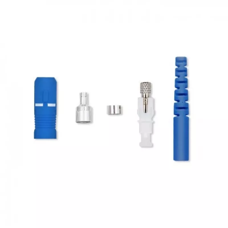 Šviesolaidžio jungtis SC/PC Qoltec 54430 vienmodė mėlyna sidabrinė balta